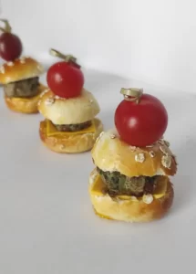 Mini burger viande hachée